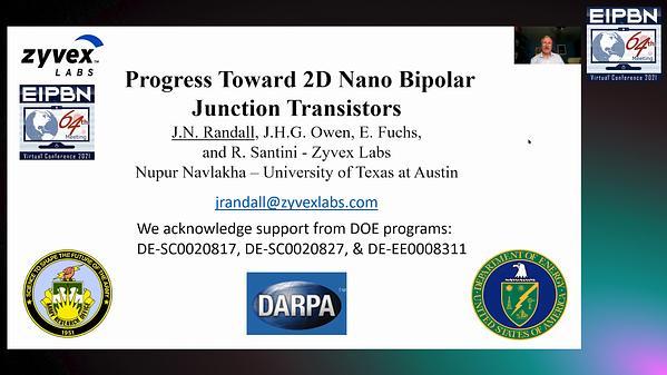 Progress Toward 2D Nano Bipolar Junction Transistors