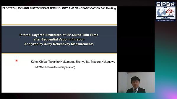 Internal Layered Structures of UV-Cured Thin Films after Sequential Vapor Infiltration Analyzed by X-ray Reflectivity Measurements