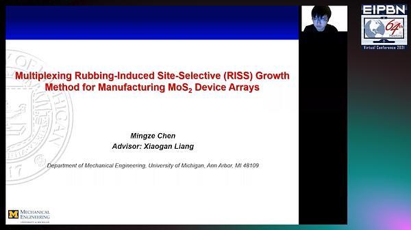 Multiplexing Rubbing-Induced Site-Selective (RISS) Method for Manufacturing MoS2 Device Arrays