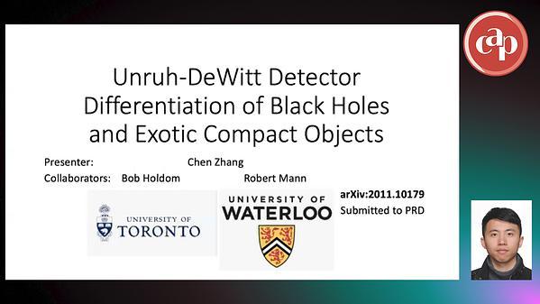 Unruh-DeWitt Detector Differentiation of Black Holes and Exotic Compact Objects