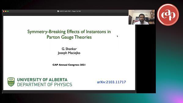 Symmetry Breaking Effects of Instantons in Parton Gauge Theories