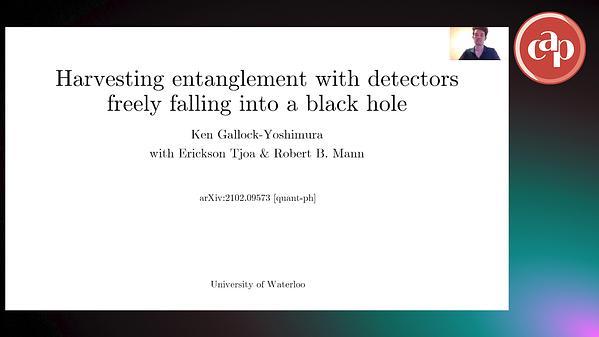 Harvesting Entanglement inside a Black Hole