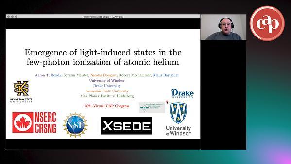 Emergence of light-induced states in the few-photon ionization of atomic helium*