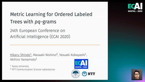 Metric Learning for Ordered Labeled Trees with pq-grams