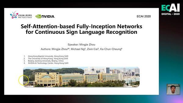 Self-Attention-based Fully-Inception Networks for Continuous Sign Language Recognition