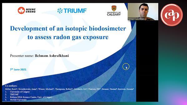 Development of an isotopic biodosimeter to assess radon gas exposure