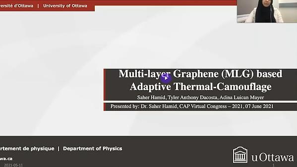 Multilayer Graphene as Adaptive Thermal Camouflage