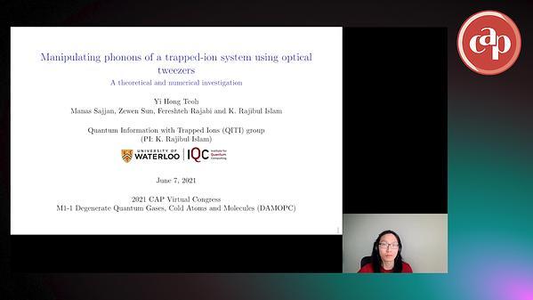 Manipulation of phonon modes in a trapped-ion system by optical tweezers