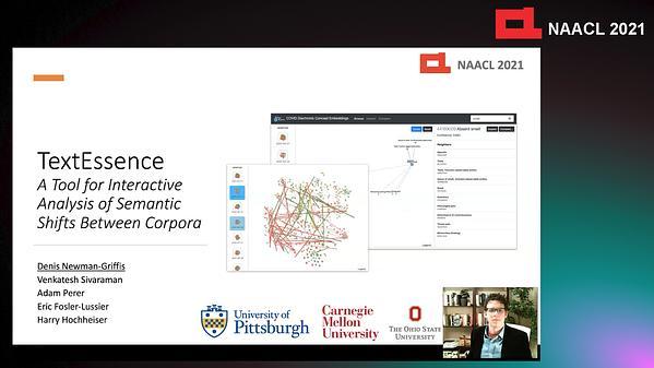 TextEssence: A Tool for Interactive Analysis of Semantic Shifts Between Corpora