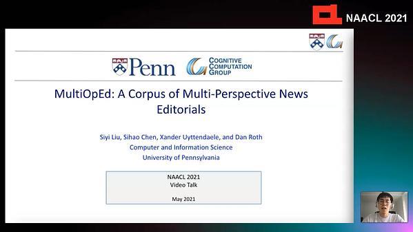 MultiOpEd: A Corpus of Multi-Perspective News Editorials