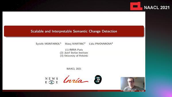 Scalable and Interpretable Semantic Change Detection