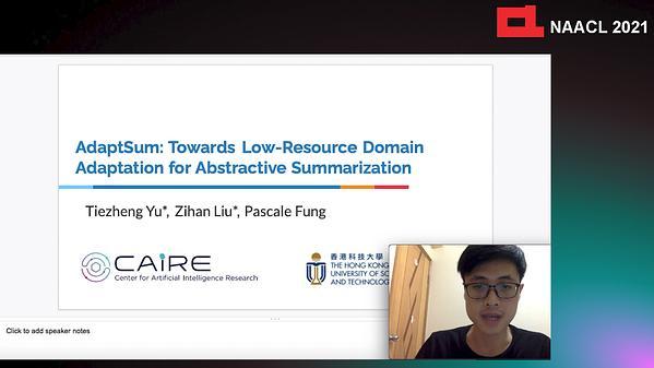 AdaptSum: Towards Low-Resource Domain Adaptation for Abstractive Summarization