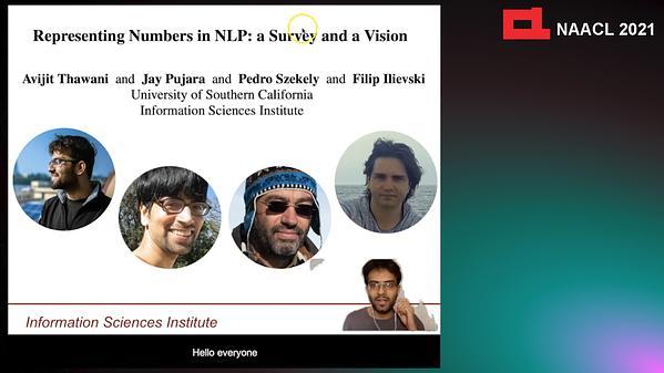 Representing Numbers in NLP: a Survey and a Vision