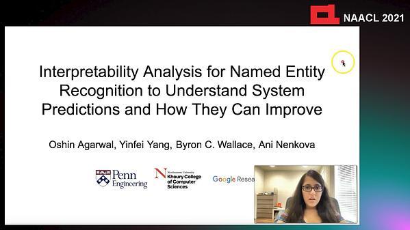 Interpretability Analysis for Named Entity Recognition to Understand System Predictions and How They Can Improve