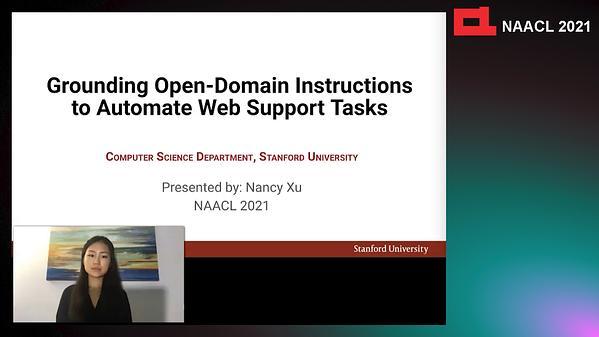 Grounding Open-Domain Instructions to Automate Web Support Tasks
