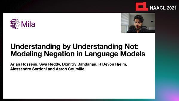 Understanding by Understanding Not: Modeling Negation in Language Models