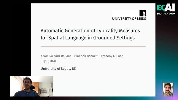 Automatic Generation of Typicality Measures for Spatial Language in Grounded Settings
