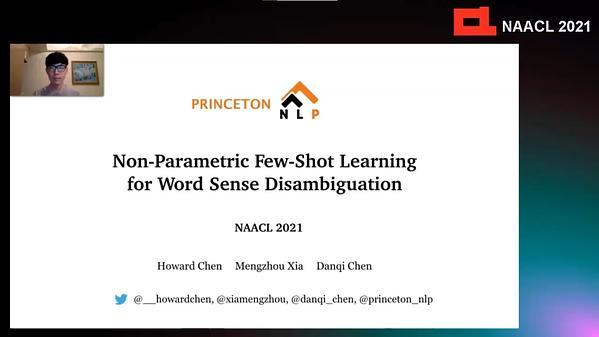 Non-Parametric Few-Shot Learning for Word Sense Disambiguation