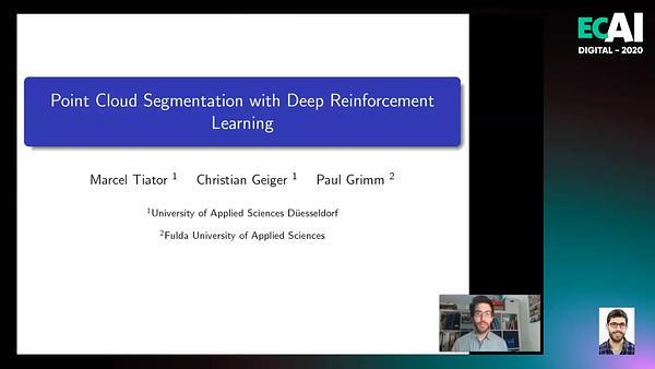 Point Cloud Segmentation with Deep Reinforcement Learning