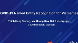 COVID-19 Named Entity Recognition for Vietnamese