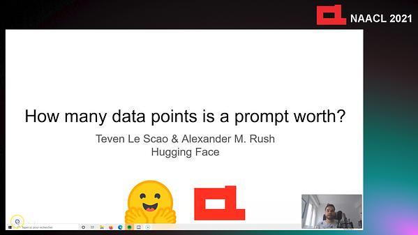How many data points is a prompt worth?