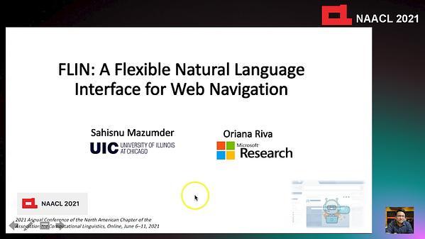 FLIN: A Flexible Natural Language Interface for Web Navigation
