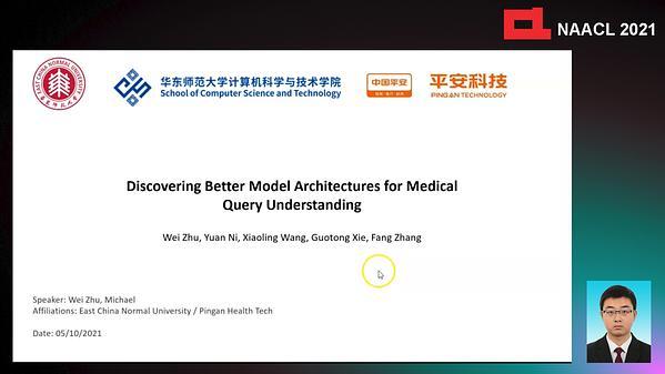 Discovering Better Model Architectures for Medical Query Understanding
