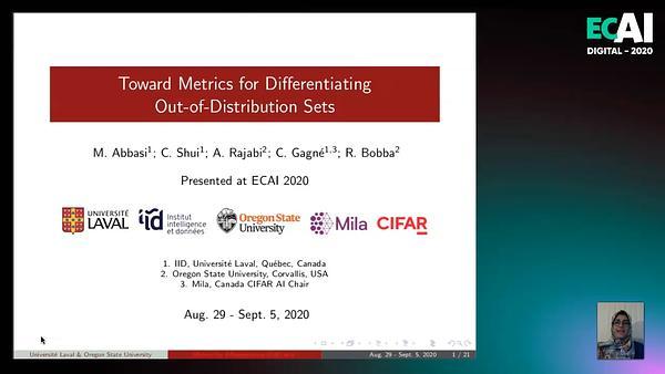 Toward Metrics for Differentiating Out-of-Distribution Sets