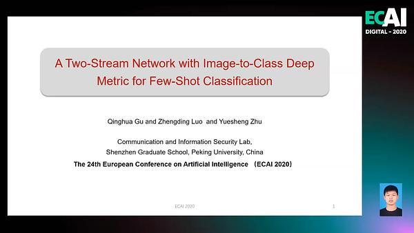 A Two-Stream Network with Image-to-Class Deep Metric for Few-Shot Classification