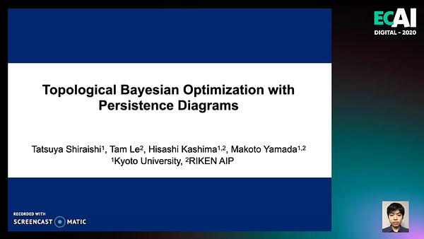 Topological Bayesian Optimization with Persistence Diagrams