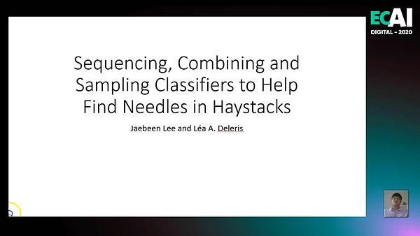 Sequencing, Combining and Sampling Classifiers to Help Find Needles in Haystacks