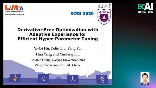 Derivative-Free Optimization with Adaptive Experience for Efficient Hyper-Parameter Tuning