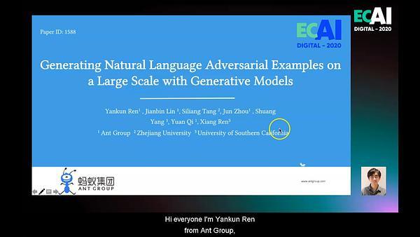 Generating Natural Language Adversarial Examples on a Large Scale with Generative Models