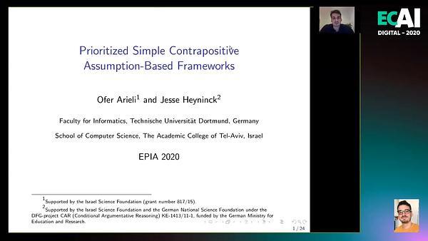 Prioritized Simple Contrapositive Assumption-Based Frameworks