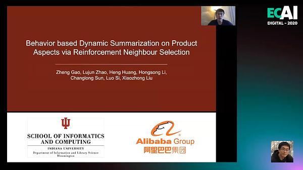 Behavior based Dynamic Summarization on Product Aspects via Reinforcement Neighbour Selection