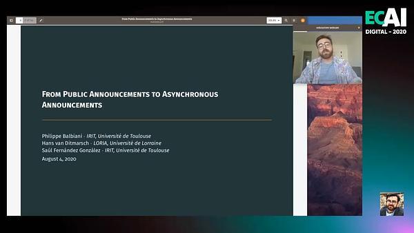 From Public Announcements to Asynchronous Announcements