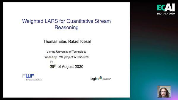 Quantitative Stream Reasoning with Weighted LARS