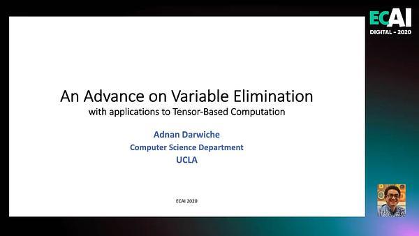 An Advance on Variable Elimination with Applications to Tensor-Based Computation