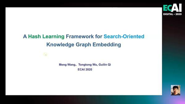 A Hash Learning Framework for Search-Oriented Knowledge Graph Embedding