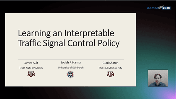 Learning an Interpretable Traffic Signal Control Policy