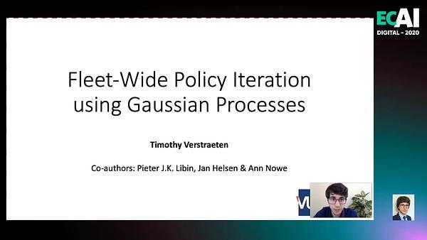 Fleet-Wide Policy Iteration using Gaussian Processes