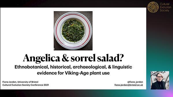 Angelica and sorrel salad? Ethnobotanical, historical, archaeological, and linguistic evidence for Viking-Age plant use