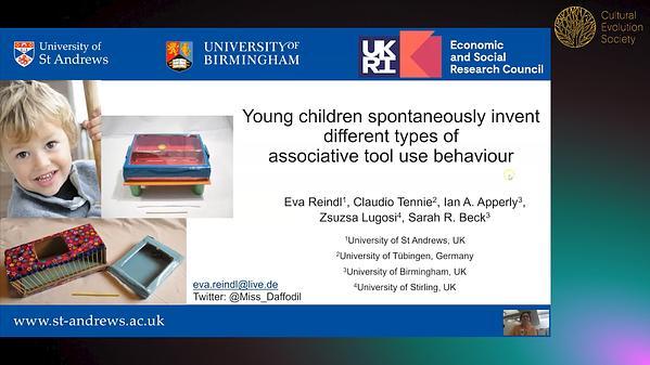 Young children spontaneously invent different types of associative tool use behaviour