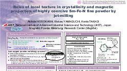 Roles of local texture in crystallinity and magnetic properties of highly coercive Sm-Fe-N fine powder by jet-milling