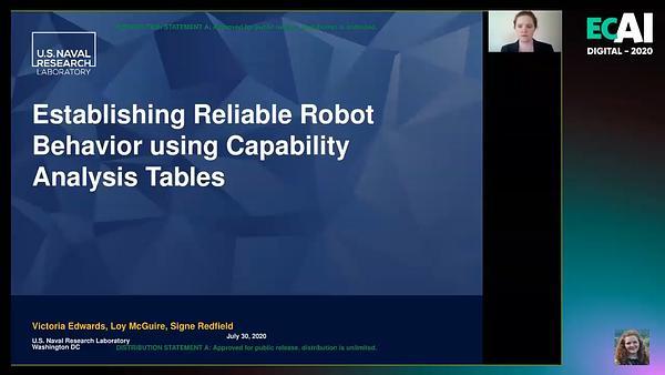 Establishing Reliable Robot Behavior using Capability Analysis Tables