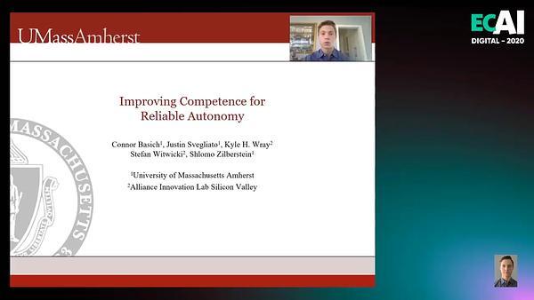 Improving Competence for Reliable Autonomy