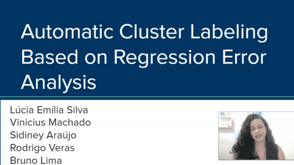 Automatic Cluster Labeling Based on Regression Error Analysis