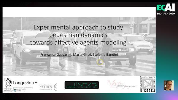 Experimental approach to study pedestrian dynamics towards affective agents modeling