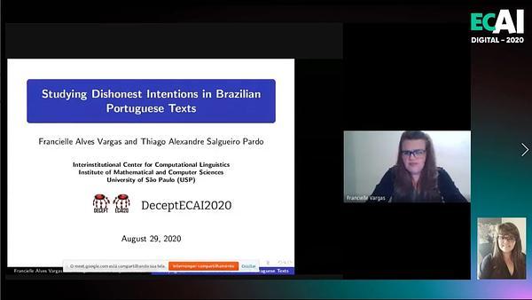 Studying Dishonest Intentions in Brazilian Portuguese Texts