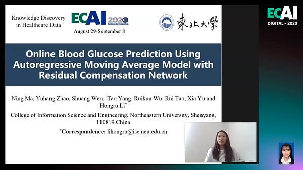 Online Blood Glucose Prediction Using Autoregressive Moving Average Model with Residual Compensation Network